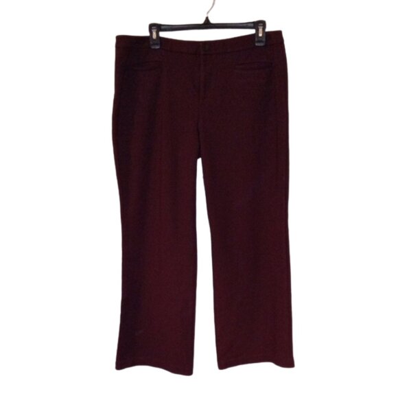 Coldwater Creek Burgundy Pants 16P - Picture 1 of 7